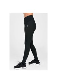 NESSI SPORTSWEAR - Legginsy regular z pasem Basic Nessi Sportswear. Kolor: czarny. Sport: bieganie