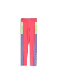 Legginsy do gimanstyki dla dzieci Lemon Explore WL5 z kieszenią. Kolor: różowy. Materiał: poliester, elastan. Styl: sportowy
