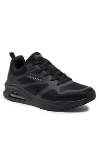 skechers - Skechers Sneakersy Tres-Air Uno-Revolution-Airy 183070/BBK Czarny. Kolor: czarny. Materiał: materiał
