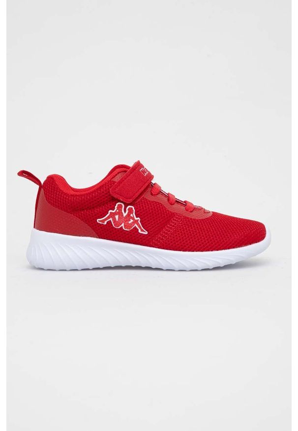 Kappa sneakersy dziecięce kolor czerwony. Nosek buta: okrągły. Zapięcie: rzepy. Kolor: czerwony