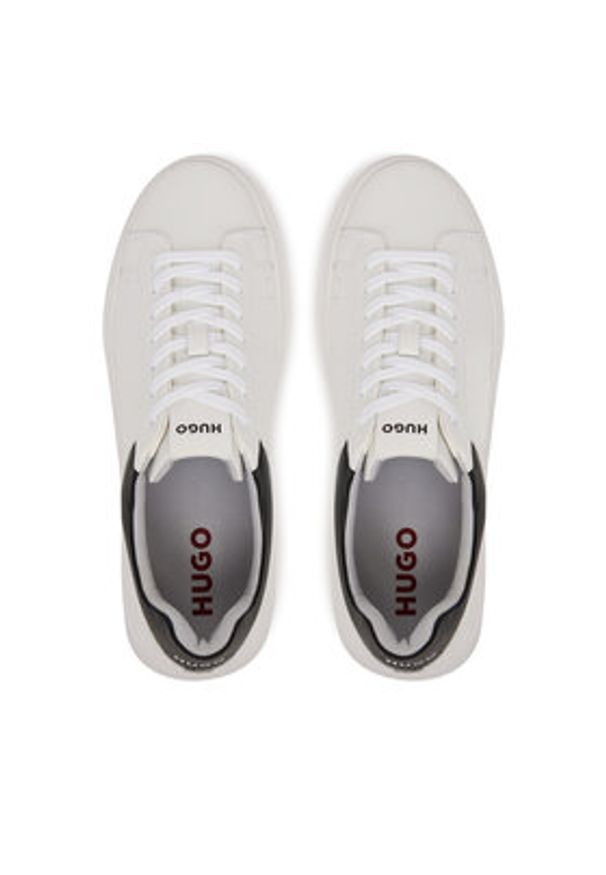Hugo - HUGO Sneakersy 50543867 Biały. Kolor: biały. Materiał: skóra