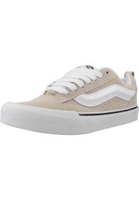 Tenisówki Vans Model Knu Skool Kolor Jasnobrązowy. Okazja: na co dzień. Kolor: brązowy, wielokolorowy, beżowy. Materiał: tkanina, skóra