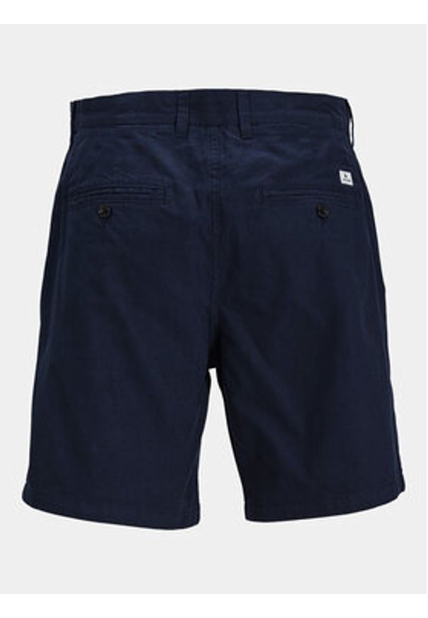 Jack & Jones Szorty materiałowe Stace 12248627 Granatowy Tapered Fit. Kolor: niebieski. Materiał: bawełna