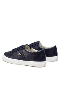 Lauren Ralph Lauren Tenisówki Janson II 802849533001 Granatowy. Kolor: niebieski. Materiał: skóra #3