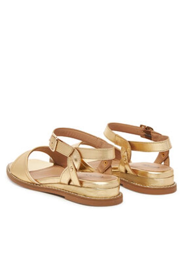 Lasocki Sandały WI33-CS853-HM-03 Złoty. Kolor: złoty. Materiał: skóra