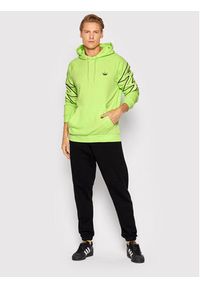 Adidas - adidas Bluza Sprt Lightning HE4716 Zielony Regular Fit. Kolor: zielony. Materiał: bawełna