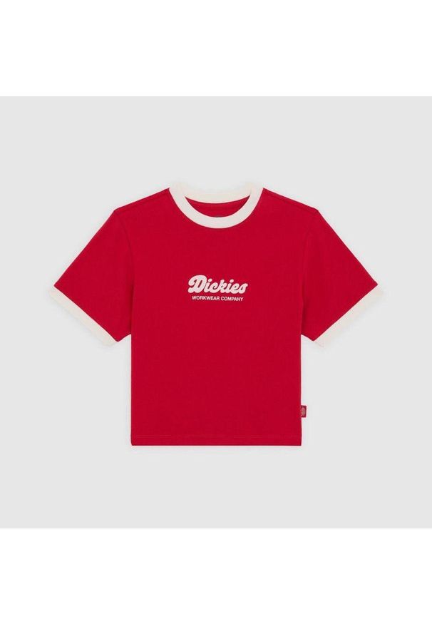 Koszulka Dickies Lewistown Ringer angielska czerwień. Kolor: czerwony. Sport: skateboard