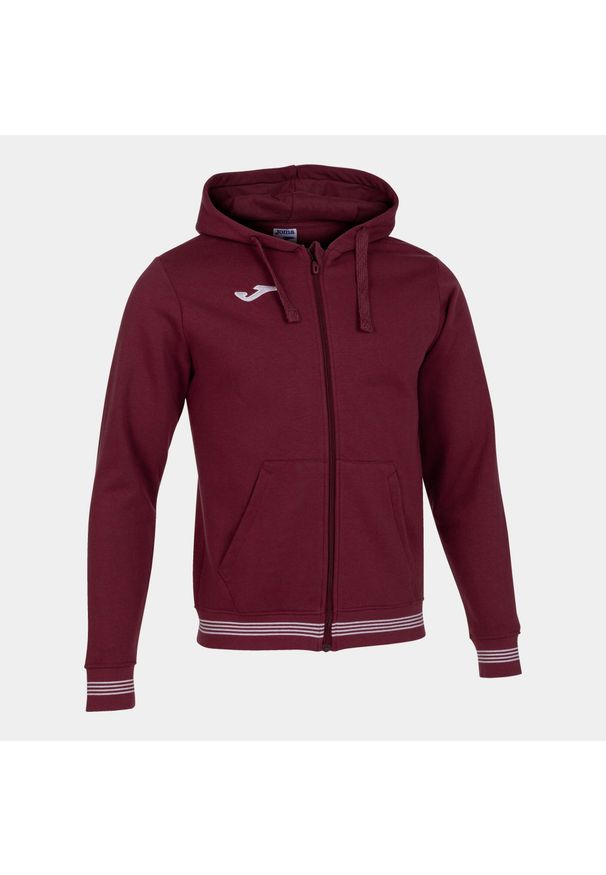 Kurtka sportowa męska Joma Campus III. Kolor: czerwony, brązowy, wielokolorowy. Materiał: poliester, bawełna. Styl: sportowy