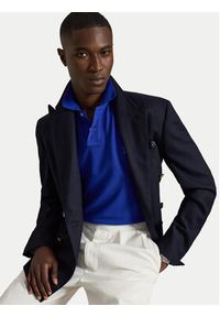 Polo Ralph Lauren Polo 710536856516 Niebieski Regular Fit. Typ kołnierza: polo. Kolor: niebieski. Materiał: bawełna #5