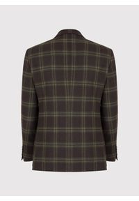 Pako Lorente - PAKO LORENTE – Brązowa marynarka męska w kratę. Okazja: na co dzień. Kolor: brązowy. Materiał: wełna. Styl: casual #4
