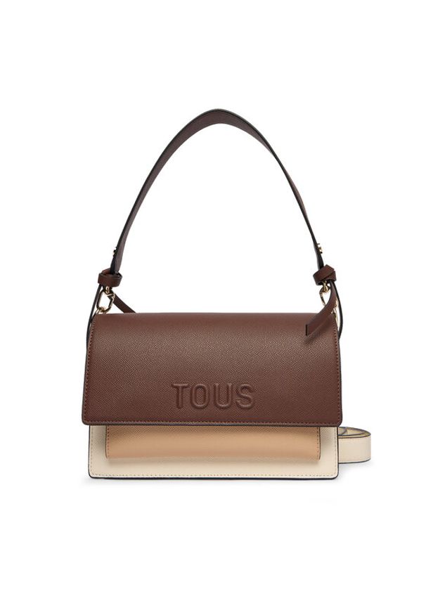 Tous - TOUS Torebka Audree Saffiano 2002358201 Brązowy. Kolor: brązowy. Materiał: skórzane