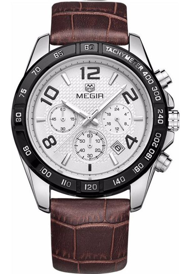 Zegarek MEGIR Zegarek męski MEGIR - STREET - CHRONOGRAF 1A+ PUDEŁKO. Styl: street