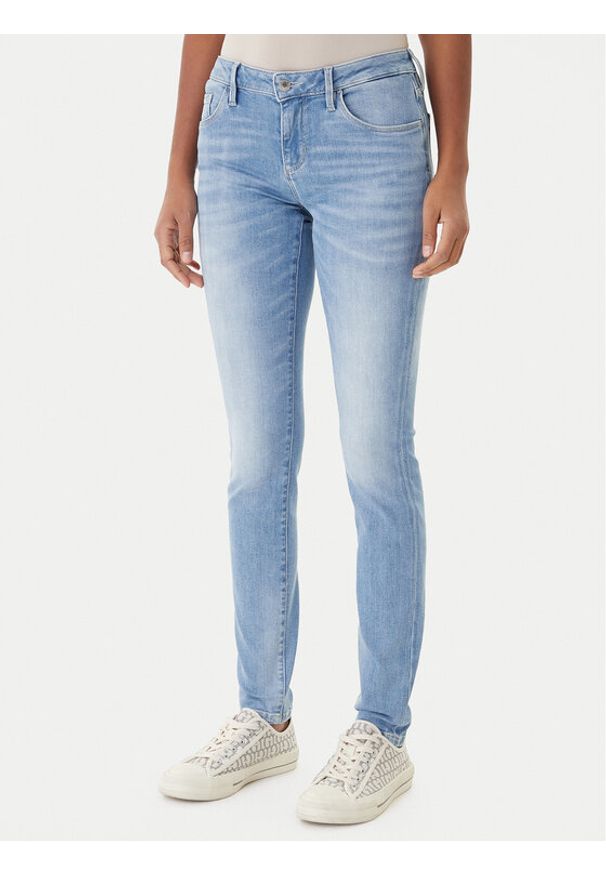 Guess Jeansy Annette W2YA99 D4Q01 Niebieski Skinny Fit. Kolor: niebieski