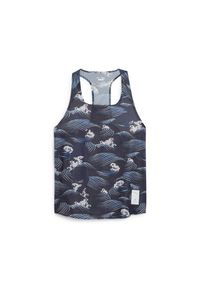 Damski wzorzysty tank top Puma Saysky. Kolor: niebieski. Sport: bieganie #1
