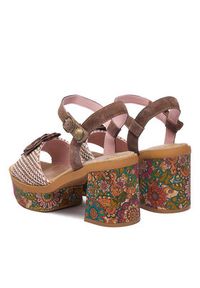 Laura Vita Sandały Noao 01 Brązowy. Kolor: brązowy. Materiał: skóra, zamsz #6