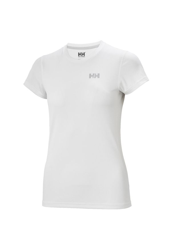Koszulka damska Helly Hansen Lifa Active Solen. Kolor: biały. Materiał: tkanina. Sport: turystyka piesza