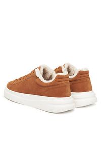 Guess Sneakersy FMFBAN LEP12 Beżowy. Kolor: beżowy. Materiał: zamsz, skóra