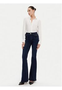 Gaudi Jeansy 511BD26002 Granatowy Flare Fit. Kolor: niebieski