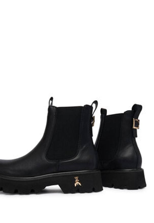 Patrizia Pepe Sztyblety PPJ971.31 Czarny. Kolor: czarny. Materiał: skóra