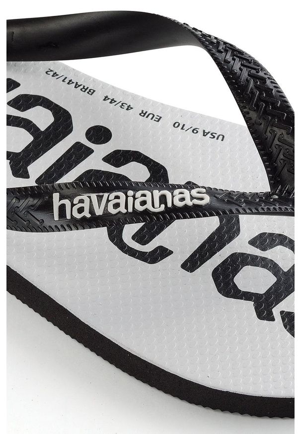 Havaianas - Japonki. Kolor: czarny. Obcas: na obcasie. Wysokość obcasa: niski