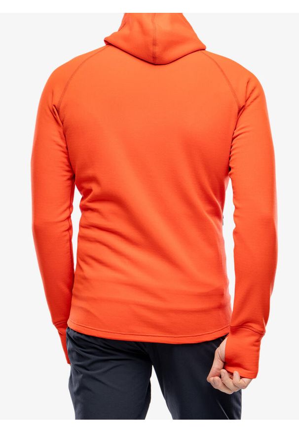 Bluza polarowa męska Houdini Mono Air Houdi. Typ kołnierza: kaptur. Kolor: czerwony. Materiał: polar