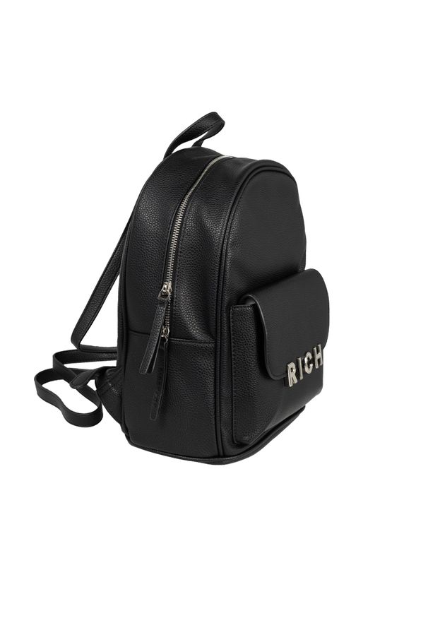 John Richmond Plecak | RWA24086ZA | Kobieta | Czarny. Kolor: czarny. Materiał: materiał. Styl: casual