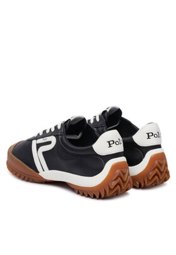 Polo Ralph Lauren Sneakersy Tread Low 804P24300002 Czarny. Kolor: czarny. Materiał: skóra