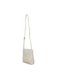 Calvin Klein Torebka Ck Woven Square Crossbody K60K612991 Biały. Kolor: biały. Materiał: skórzane