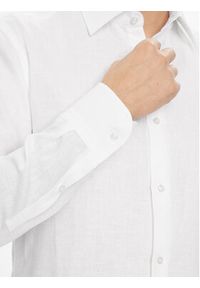 BOSS - Boss Koszula H Hank Kent C1 214 50490234 Biały Slim Fit. Typ kołnierza: kołnierzyk klasyczny. Kolor: biały. Materiał: len #3