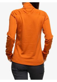 Fjällräven - Bluza polarowa damska Fjallraven Abisko Lite Fleece Half Zip. Kolor: pomarańczowy. Materiał: polar
