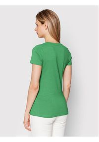 Pepe Jeans T-Shirt Violette PL505067 Zielony Slim Fit. Kolor: zielony. Materiał: bawełna