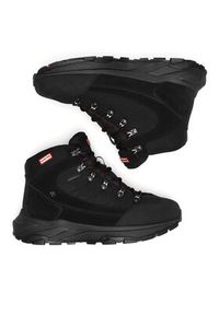 Hunter Trekkingi H1-060 Czarny. Kolor: czarny. Materiał: skóra. Sport: turystyka piesza #4