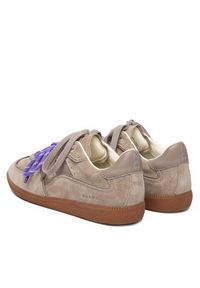 Nokwol Sneakersy August Beżowy. Kolor: beżowy. Materiał: zamsz, skóra