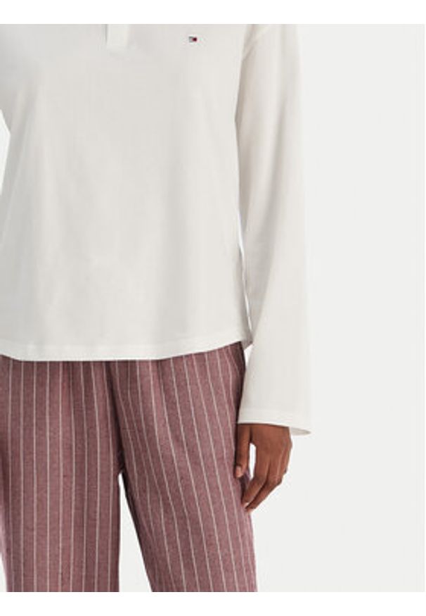 TOMMY HILFIGER - Tommy Hilfiger Piżama UW0UW06154 Écru Regular Fit. Materiał: syntetyk