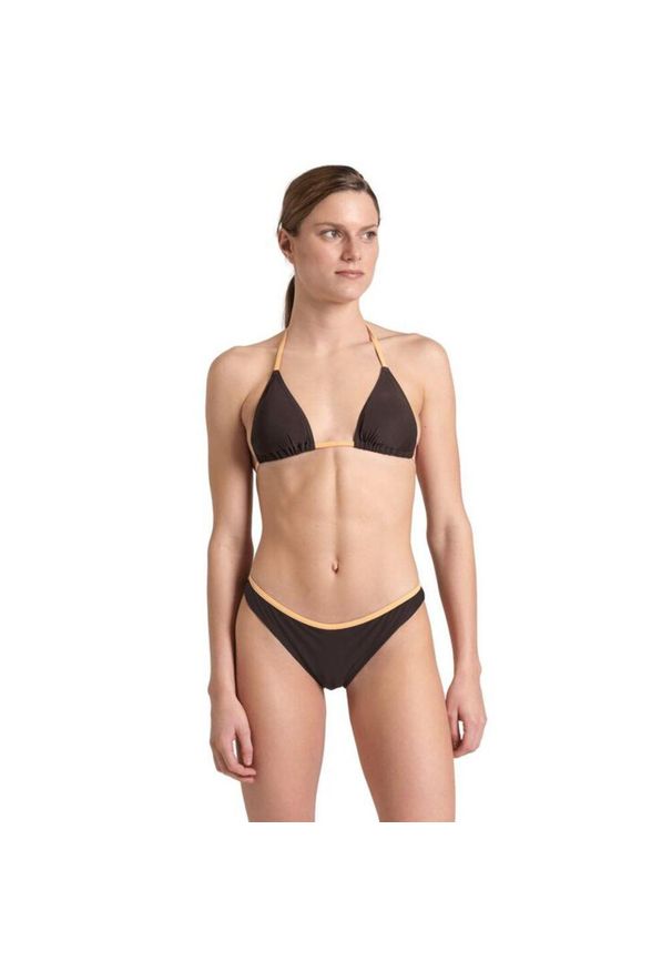 Strój kąpielowy damski dwuczęściowy bikini na basen plażę Arena Profile. Kolor: brązowy