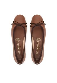 Hispanitas Baleriny HV263465 br Brązowy. Kolor: brązowy. Materiał: skóra #3