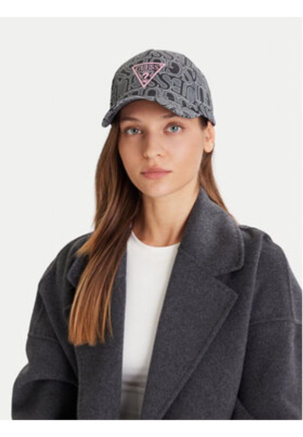 Guess Czapka z daszkiem H5YZ03 WO08O Szary. Kolor: szary. Materiał: bawełna