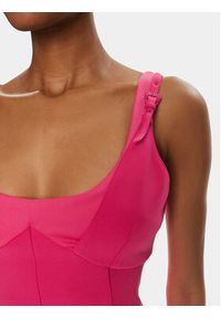 Versace Jeans Couture Sukienka codzienna 76HAO919 Różowy Slim Fit. Okazja: na co dzień. Kolor: różowy. Materiał: syntetyk. Typ sukienki: proste. Styl: casual #2