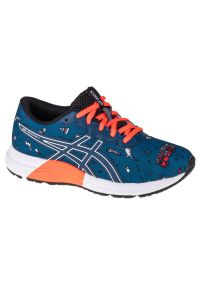 Buty Asics Gel-Excite 7 Gs Jr 1014A181-401 niebieskie. Kolor: niebieski. Materiał: guma, syntetyk, materiał. Szerokość cholewki: normalna #4