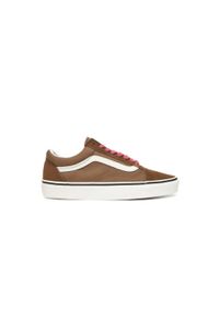 Vans - Buty VANS OLD SKOOL POP Brązowy. Kolor: brązowy. Materiał: tkanina, skóra. Model: Vans Old Skool. Sport: skateboard