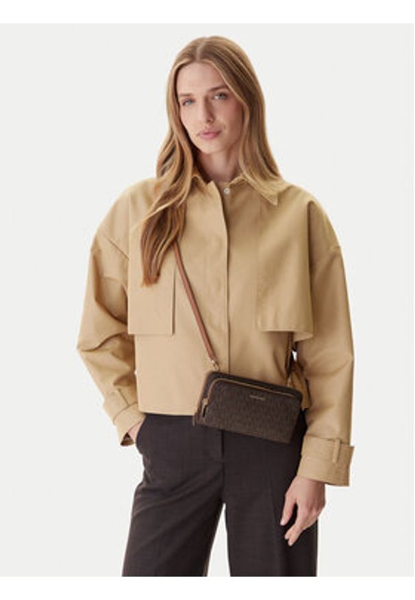 MICHAEL Michael Kors Torebka Jet Set 32F5GJ6C7B Brązowy. Kolor: brązowy