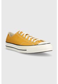 Converse - Tenisówki CHUCK 70 162063C-CHOCO/TAN. Zapięcie: sznurówki. Kolor: żółty. Materiał: guma #3