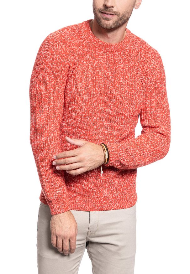Mustang - SWETER MĘSKI MUSTANG EMIL C MOULINE 1009132 7179