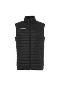 UHLSPORT - Kurtka dziecięca bez rękawów Uhlsport Essential Ultra Lite. Kolor: czarny, biały, wielokolorowy. Długość rękawa: bez rękawów. Sport: piłka nożna