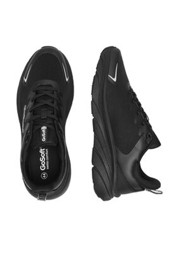 Go Soft Sneakersy MF1637-1 Czarny. Kolor: czarny. Materiał: materiał