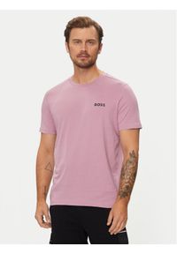 BOSS - Boss T-Shirt 50515620 Różowy Regular Fit. Kolor: różowy. Materiał: bawełna