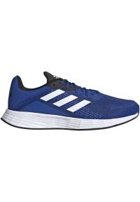 Adidas - Buty do biegania adidas Duramo Sl M FW8678 czarne niebieskie. Kolor: czarny, wielokolorowy, niebieski. Szerokość cholewki: normalna