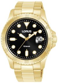 Zegarek Lorus Zegarek męski Lorus RS972DX9 złoty. Kolor: złoty #1