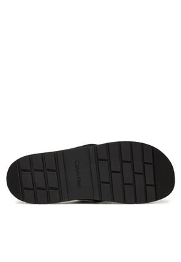 Calvin Klein Japonki Toepost Cv Logo HM0HM01745 Czarny. Kolor: czarny. Materiał: materiał
