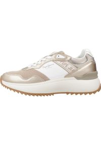 Pepe Jeans - Buty PEPE JEANS KIMI MESH W Złoty. Kolor: żółty. Materiał: mesh. Styl: sportowy